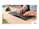 LOGITECH ERGO K860 - GRAPHITE - 2.4GHZ/BT - CENTRAL (FR)