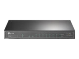 TP-LINK 10-Port Gigabit PoE+ Switch 8 Gigabit PoE+ Ports 1 Gigabit RJ45 Ports and 1 Gigabit SFP Slots 802.3at/af 63W PoE Power