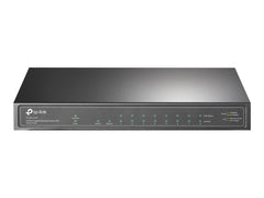TP-LINK 10-Port Gigabit PoE+ Switch 8 Gigabit PoE+ Ports 1 Gigabit RJ45 Ports and 1 Gigabit SFP Slots 802.3at/af 63W PoE Power