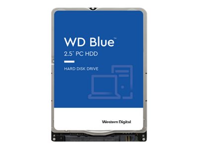 WD Blue Mobile 500Go HDD 5400tpm SATA serial ATA 6Gb/s 128Mo cache 2.5p RoHS compliant intern Bulk