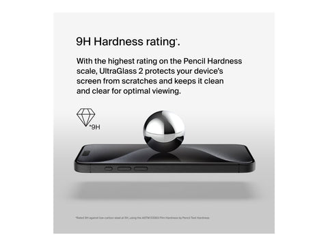 BELKIN ScreenForce Pro UltraGlass2 AM Screen Protection for iPhone 15 Pro Max