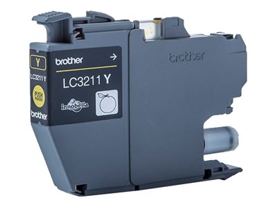 BROTHER LC3211Y Yellow ink cartridge with a capacity of 200 pages