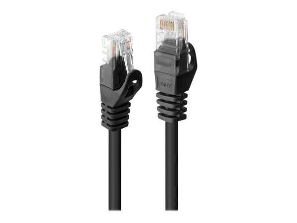 LINDY Basic Cat.6 U/UTP Cable Black 7.5m