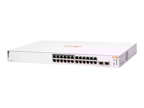 HPE Networking Instant On 1830 24G 12p Class4 PoE 2SFP 195W Switch Commutateur intelligent 12 x 10/100/1000 + 12 x10/100/1000 PoE+