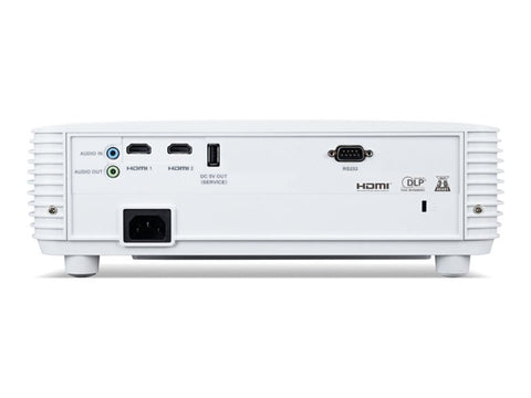 ACER WUXGA Projector 1920x1200 16:9 Native 4:3 Supported 4500lm HDMI 1.4a Video Audio HDCP 1.4 x2 PC Audio Stereo mini jack