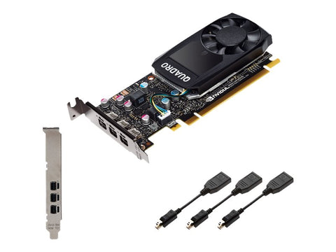 FUJITSU NVIDIA Quadro P400 2Go connectors 3x miniDP PCIe x16 without adapter Low Profile