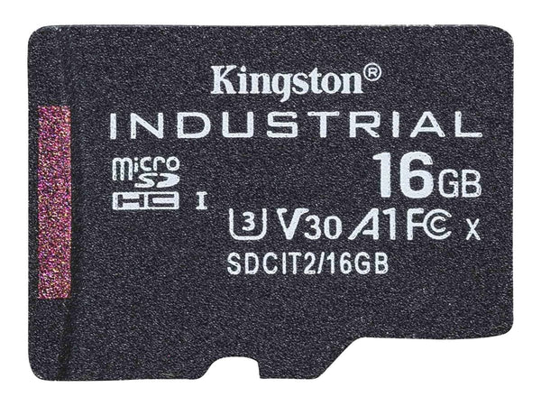KINGSTON 16Go microSDHC Industrial C10 A1 pSLC Card Single Pack w/o Adapter