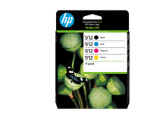 HP 912 CMYK Original Ink Cartridge 4-Pack