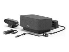 LOGITECH Dock Focus Room Kit Video conferencing kit BRIO Ultra HD Pro Webcam Dock Certified