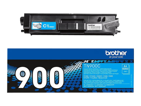 BROTHER TN-900C cartouche de toner cyan très haute capacité 6.000 pages pack de 1