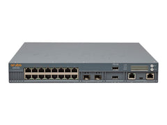 HPE Aruba 7010 (RW) 16p 150W PoE+ 10/100/1000BASE-T 1G BASE-X SFP 32 AP and 2K Clients Controller