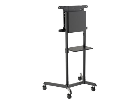 NEOMOUNTS NS-M1250BLACK Support au sol pour écran 37-70p - rotatif - étagère multimédia incluse