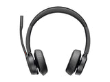 HP Poly Voyager 4320-M Voyager 4300 series headset on-ear Bluetooth wireless wired USB-A black Zoom Certified MS Teams