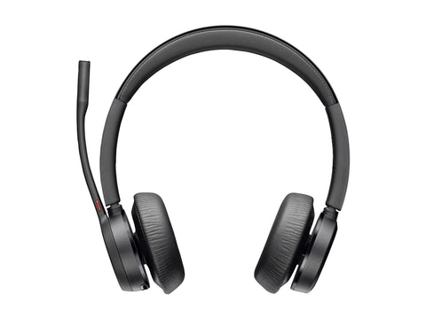 HP Poly Voyager 4320-M Voyager 4300 series headset on-ear Bluetooth wireless wired USB-A black Zoom Certified MS Teams