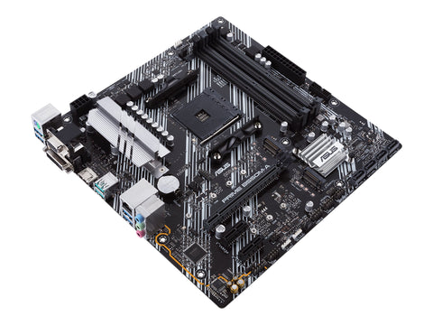 ASUS PRIME B550M-A mATX MB dual M.2 PCIe 4.0 1Gb Ethernet HDMI/D-Sub/DVI SATA 6Gbps USB3.2 Gen 2 Type-A