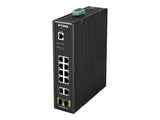 D-LINK 12 Port L2 Industrial Smart Managed Switch with 10 x 1GBaseTX ports and 2 x SFP ports