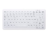 CHERRY AK-C4110F-US-W/FR Wired keyboard compact without numpad waterproof IP68 USB white (FR)