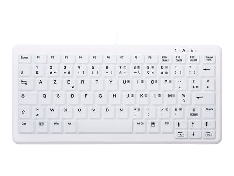 CHERRY AK-C4110F-US-W/FR Wired keyboard compact without numpad waterproof IP68 USB white (FR)