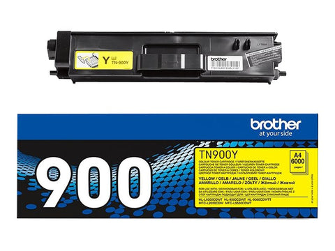 BROTHER TN-900Y cartouche de toner jaune très haute capacité 6.000 pages pack de 1