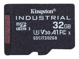 KINGSTON 32Go microSDHC Industrial C10 A1 pSLC Card Single Pack w/o Adapter