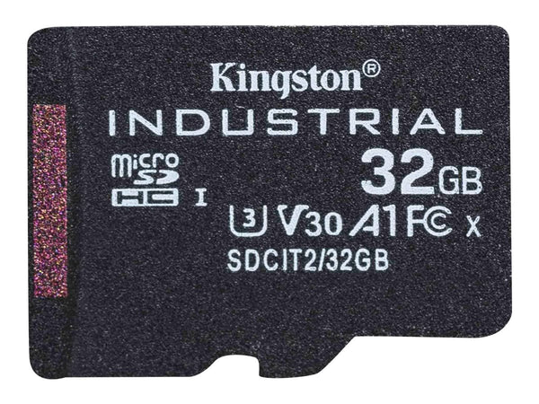 KINGSTON 32Go microSDHC Industrial C10 A1 pSLC Card Single Pack w/o Adapter