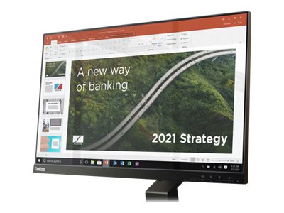 LENOVO ThinkVision T24t-20 - 24p - écran tactile - Full HD 60 Hz - IPS - 4 ms - HDMI DisplayPort USB-C - avec Battery Charging 1.2