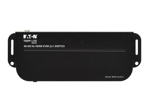 EATON TRIPPLITE 2-Port HDMI/USB KVM Switch 4K 60Hz HDR HDCP 2.2 IR USB Sharing USB 3.0 Cables
