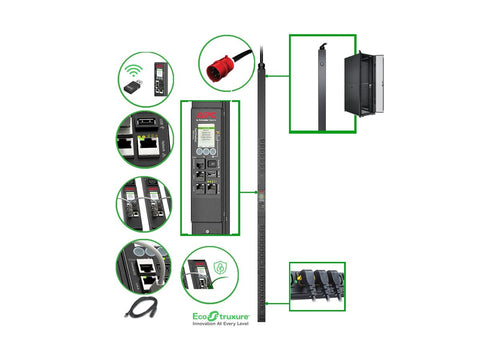 APC Rack PDU 9000 Switched ZeroU 11.0kW 230V 21 C13 & 3 C19