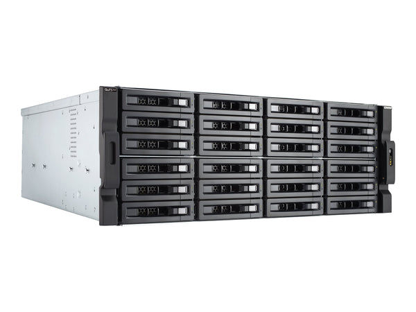 QNAP 24-Bay 4U Rackmount NAS Intel Xeon E-2236 6 cores/12 threads 3.4GHz processor 128Go ECC DDR4 24x2.5p/3.5p SATA