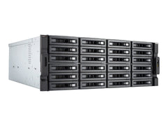QNAP 24-Bay 4U Rackmount NAS Intel Xeon E-2236 6 cores/12 threads 3.4GHz processor 128Go ECC DDR4 24x2.5p/3.5p SATA