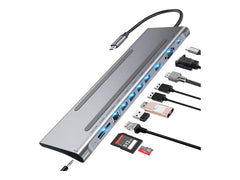 TNB 11in1 USB-C Type C Dock With This USB-C Hub Easily Connect All USB-A Compatible Devices To A Device An HDMI Cable
