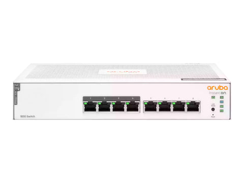 HPE Networking Instant On 1830 8G 4p Class4 PoE 65W Switch Commutateur intelligent 4 x 10/100/1000 + 4 x 10/100/1000 PoE+