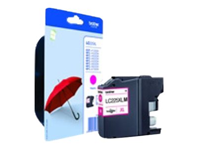 BROTHER LC-225XL cartouche dencre magenta haute capacité 1-pack blister sans alarme