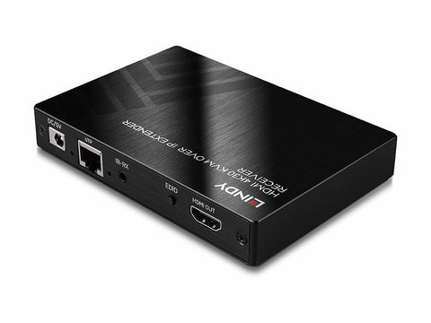 LINDY 4K KVM over IP Extender Receiver HDMI 1.4 HDCP 1.4 USB HID & IR