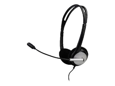 MCL Casque stéréo avec micro avec contrôle du volume - USB