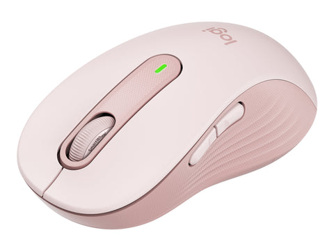 LOGITECH Signature M650 L Mouse large size optical 5 buttons wireless Bluetooth 2.4 GHz Bolt USB receiver rose