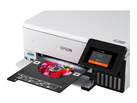 EPSON EcoTank ET-8500 MFP colour ink-jet refillable A4 16ppm print USB LAN USB host Wi-Fi white