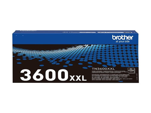 BROTHER TN-3600XXL High Yield Black Toner Cartridge Prints 11.000 pages