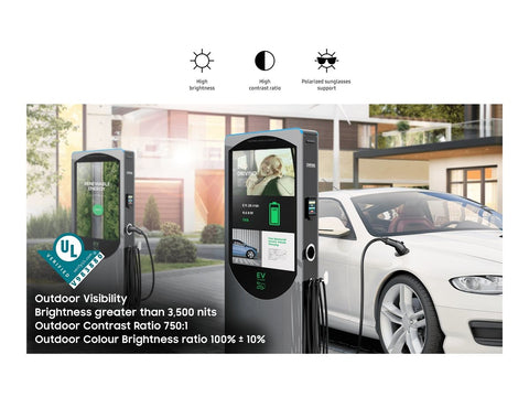 SAMSUNG OH24B Outdoor LCD 24p FHD 16:9 IP56 rated display kit with protection glass 1500nits 2xUSB 2.0 RJ45 HDMI