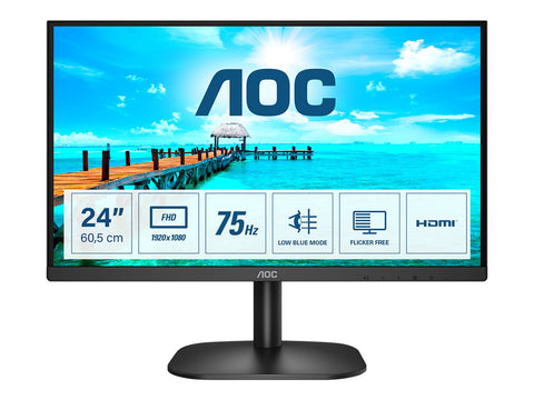 AOC 24B2XHM2 23.8p VA FHD 1920x1080 16:9 3000:1 250cd/m2 75Hz 4ms D-Sub HDMI