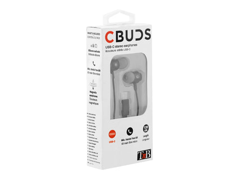 TNB C-BUDS - In ear digital Type C earphones - black