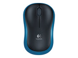 LOGITECH M185 Mouse optical wireless 2.4 GHz USB wireless receiver blue