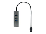 I-TEC USB 3.0 Metal HUB 4 port without power adapter ideal for Notebook Ultrabook Tablet PC supports Win und Mac OS