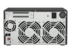 QNAP 8-bay NAS AMD Ryzen Embedded V1500B 2.2GHz 8Go 8xSATA 6Gb/s bays 2xM.2 NVMe PCIe Gen3 SSD slots 2x2.5GbE LAN optional 10GbE