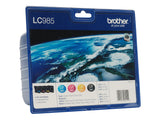 BROTHER LC-985 cartouche d encre noir et tricolore capacité standard nr: 300 pages, cl: 260 pages 4-pack blister sans alarme