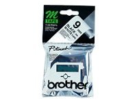 BROTHER MK221S tape cassette white black 4mx9mm none laminate for P-touch 55 60 65 75 80 85 110 BB4