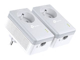 TP-LINK 500Mbps Nano Powerline Ethernet Adapter Kit HomePlug AV Twin Pack