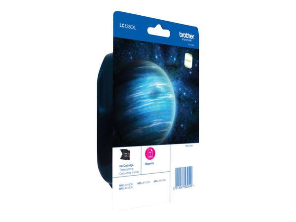 BROTHER LC-1280 cartouche d encre magenta très haute capacité 1.200 pages 1-pack blister sans alarme