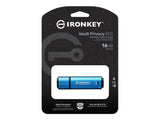KINGSTON 16Go USB-C IronKey Vault Privacy 50C AES-256 Encrypted FIPS 197