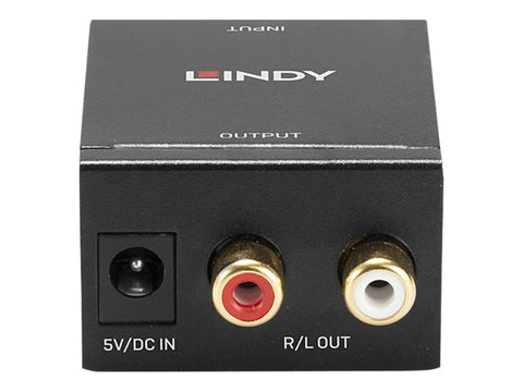 LINDY TosLink Optical & Coaxial to Dual Phono DAC